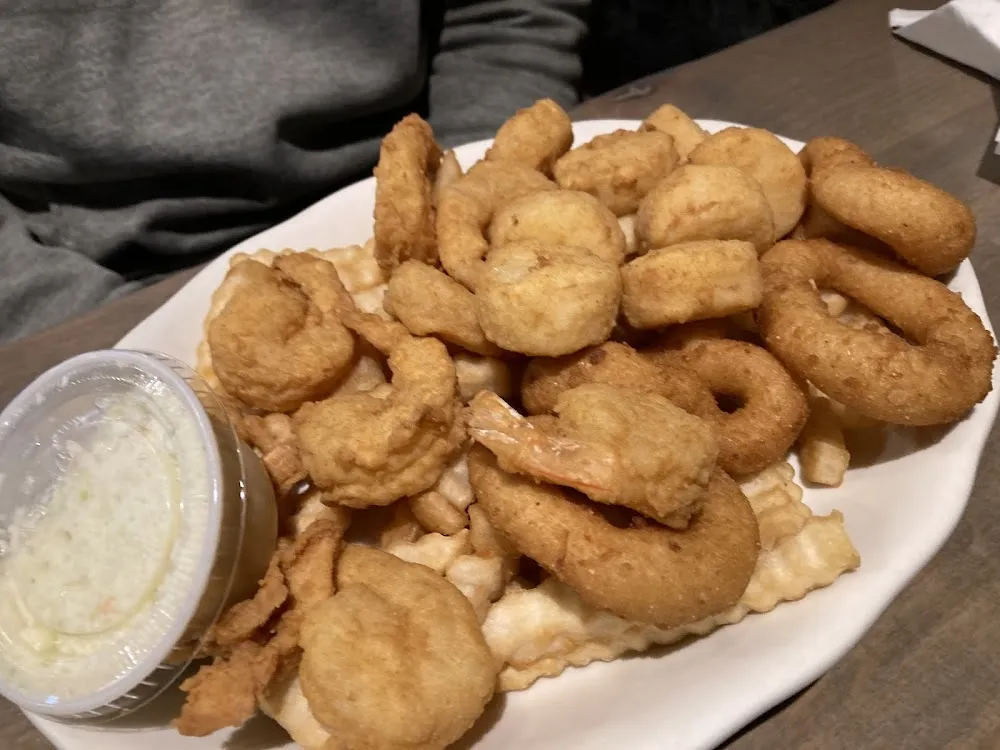 Shrimp & Scallops with Fries